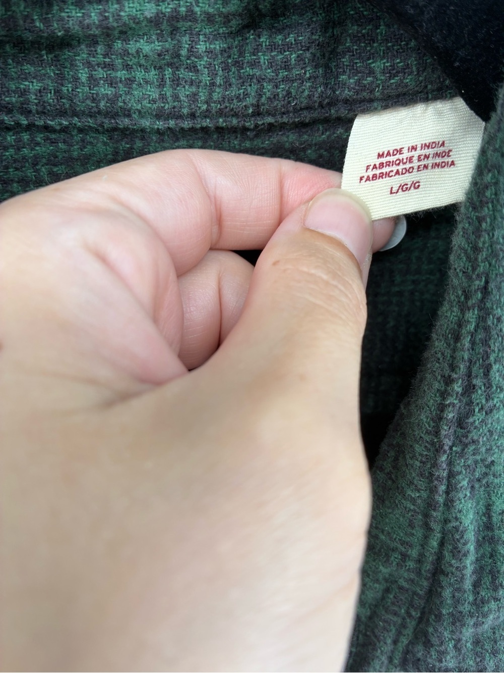 Levi's Forest Green Relaxed Fit Plaid Shirt - Picture 3 of 8